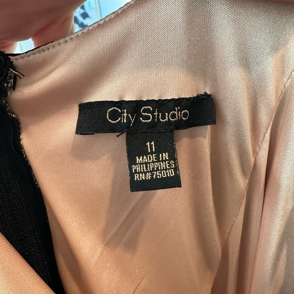 City Studios dress juniors size 11, BLACK, long dress - Picture 7 of 7